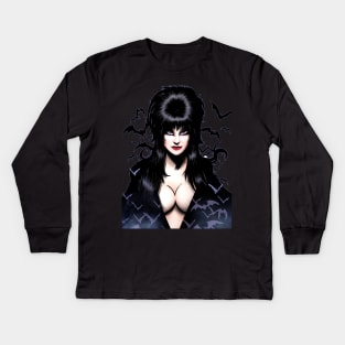 Elvira Kids Long Sleeve T-Shirt